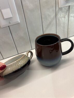 CB2 Mug and Cappuccino Cup